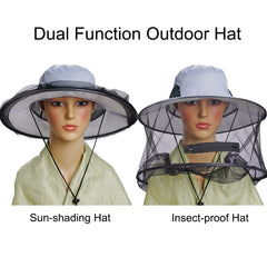 Persona usando sombrero Sucrain en jardín mostrando protección práctica