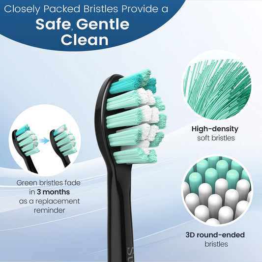SuitShine primer plano de cerdas densas, limpieza más eficaz