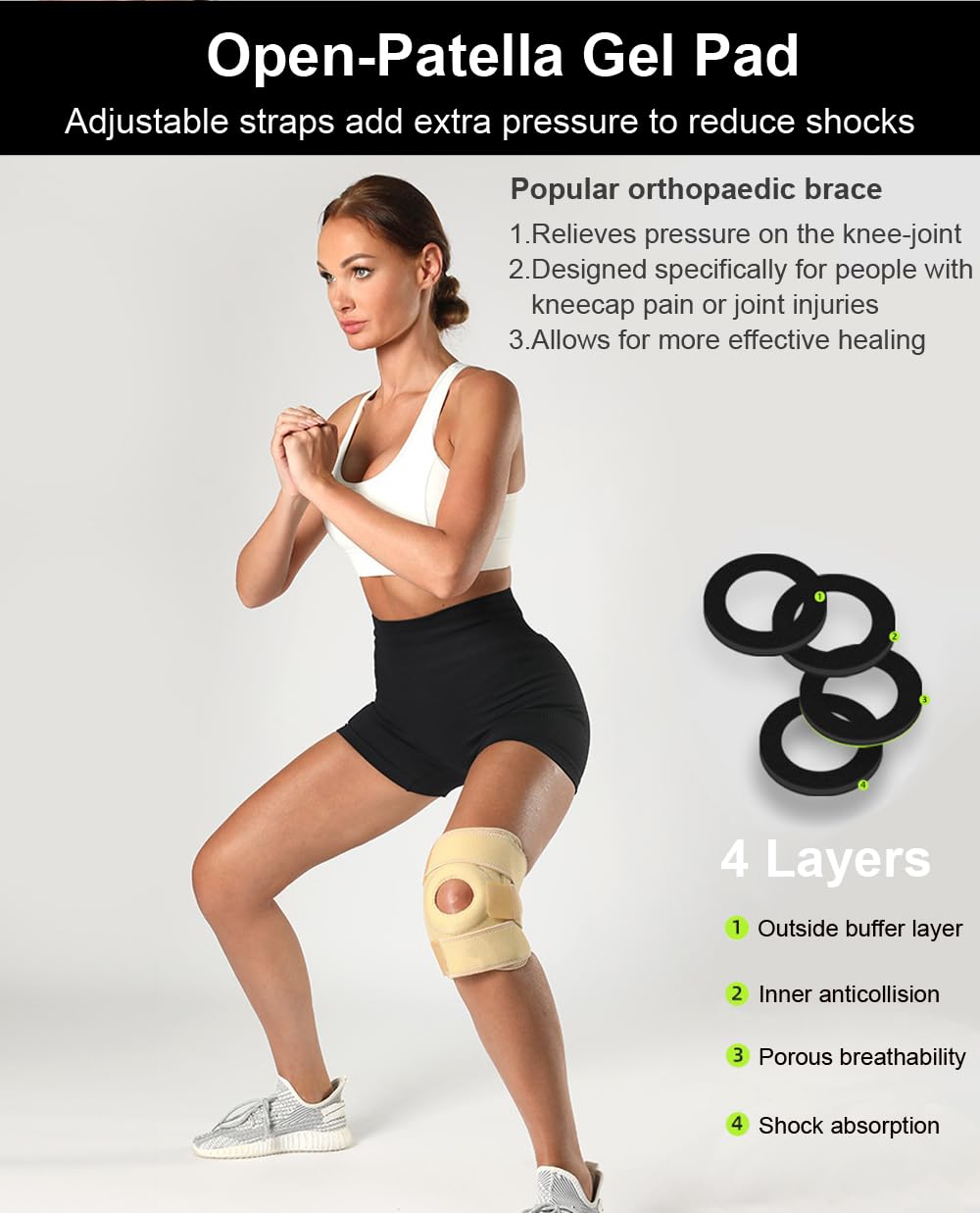 SUJAYU apertura en rótula que alinea y reduce presión