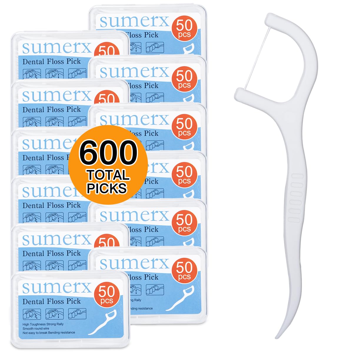 SUMERX empaque frontal 600 unidades, gran ahorro familiar