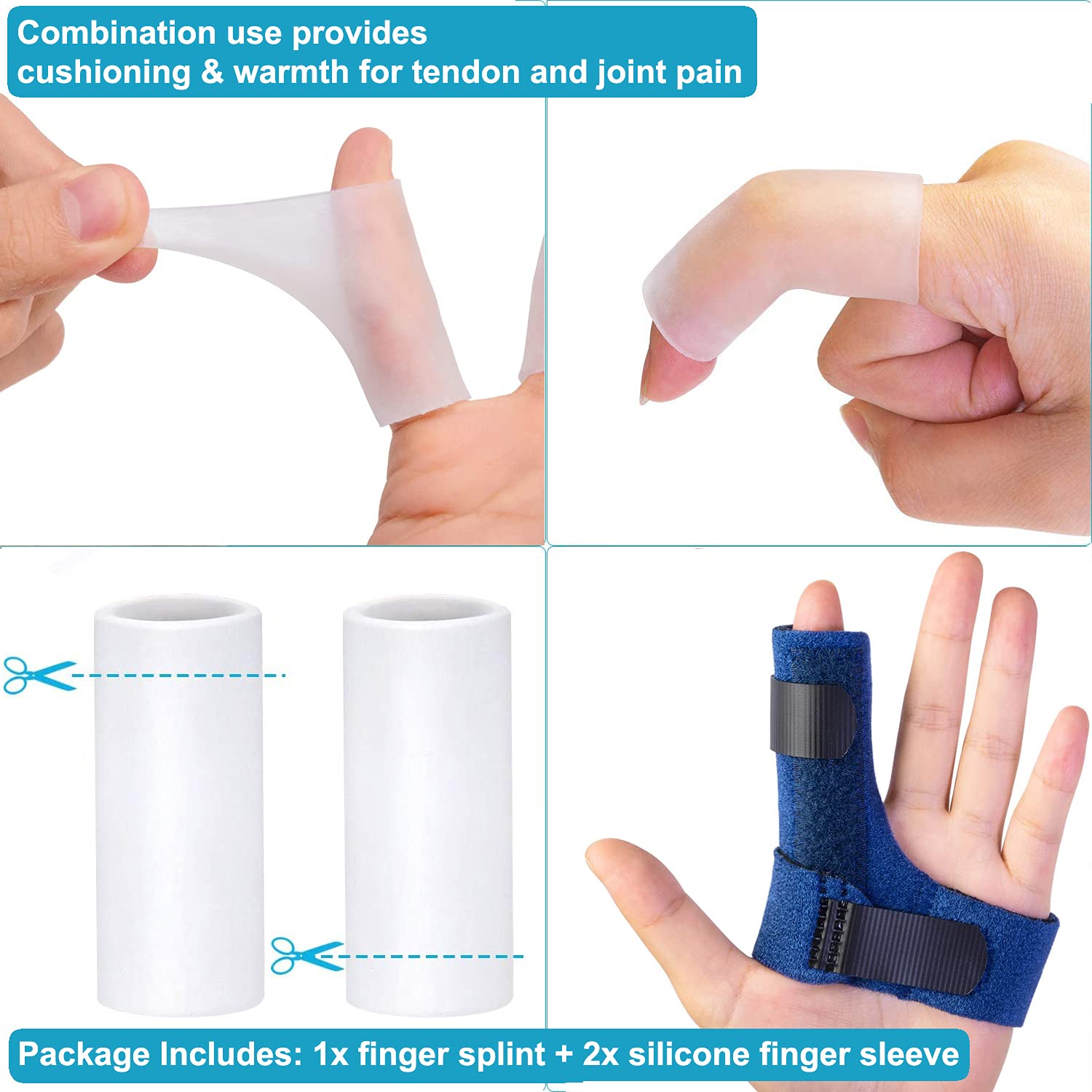 Sumifun comparación de tamaño con regla para ver ajuste en el dedo
