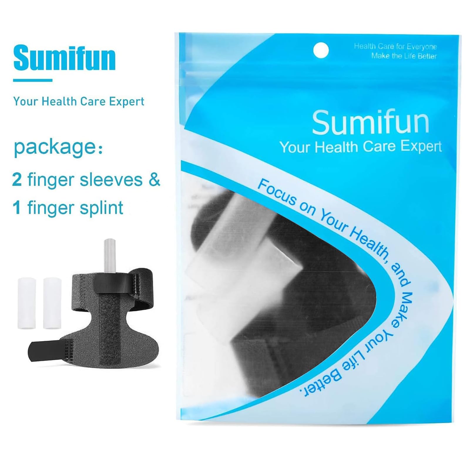 Sumifun férula usada durante sueño, inmoviliza dedo para mejor recuperación
