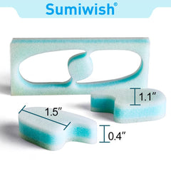 Sumiwish primer plano textura de espuma transpirable para menos humedad