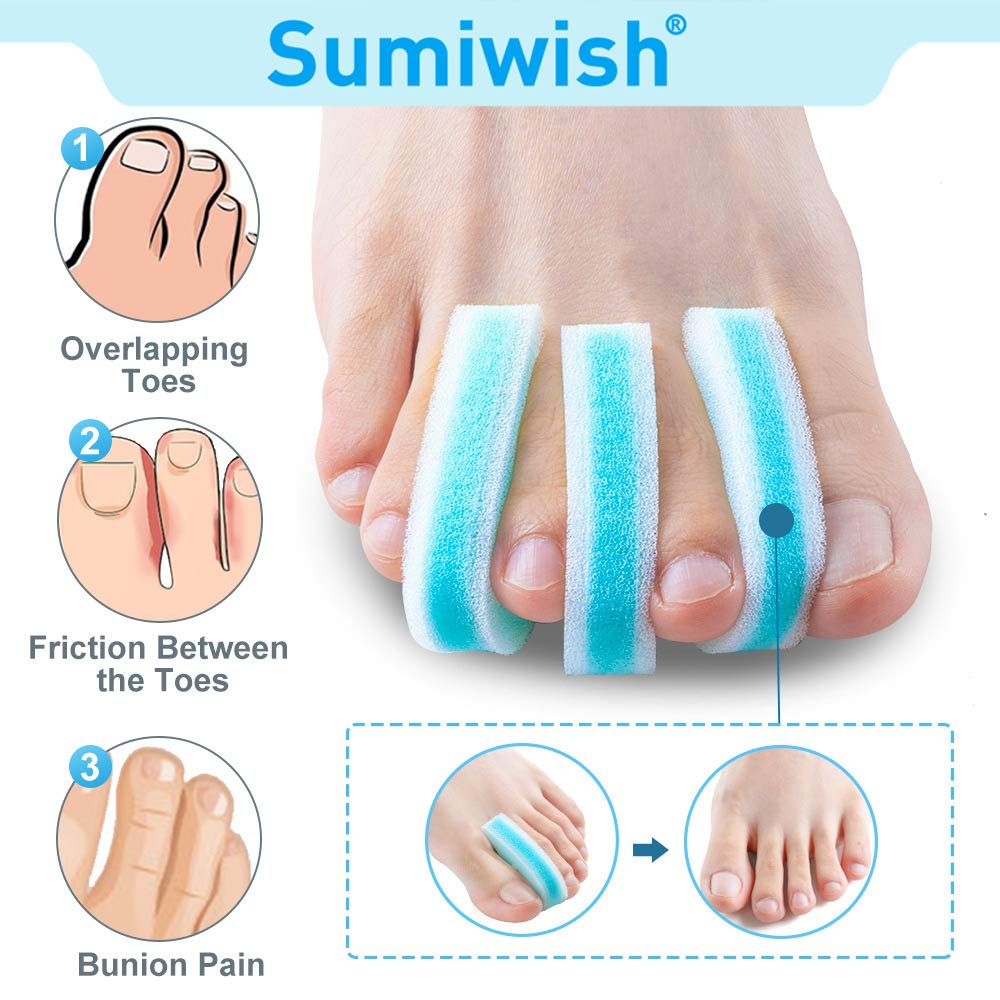 Sumiwish comparativa tamaño en mano para ajustar la mayoría de pies