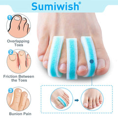 Sumiwish comparativa tamaño en mano para ajustar la mayoría de pies