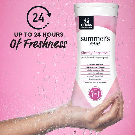 Summer's Eve textura del gel micelar en gota, limpieza suave y ligera