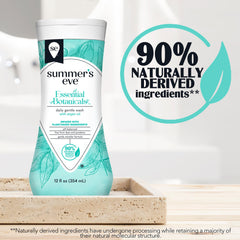 Summer's Eve boca del envase abierta lista para dosificar con facilidad
