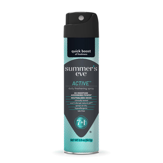 Summer's Eve frontal del envase 2 oz, portabilidad y frescura activa