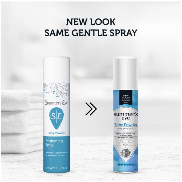 Summer's Eve niebla fina en primer plano proporcionando sensación suave