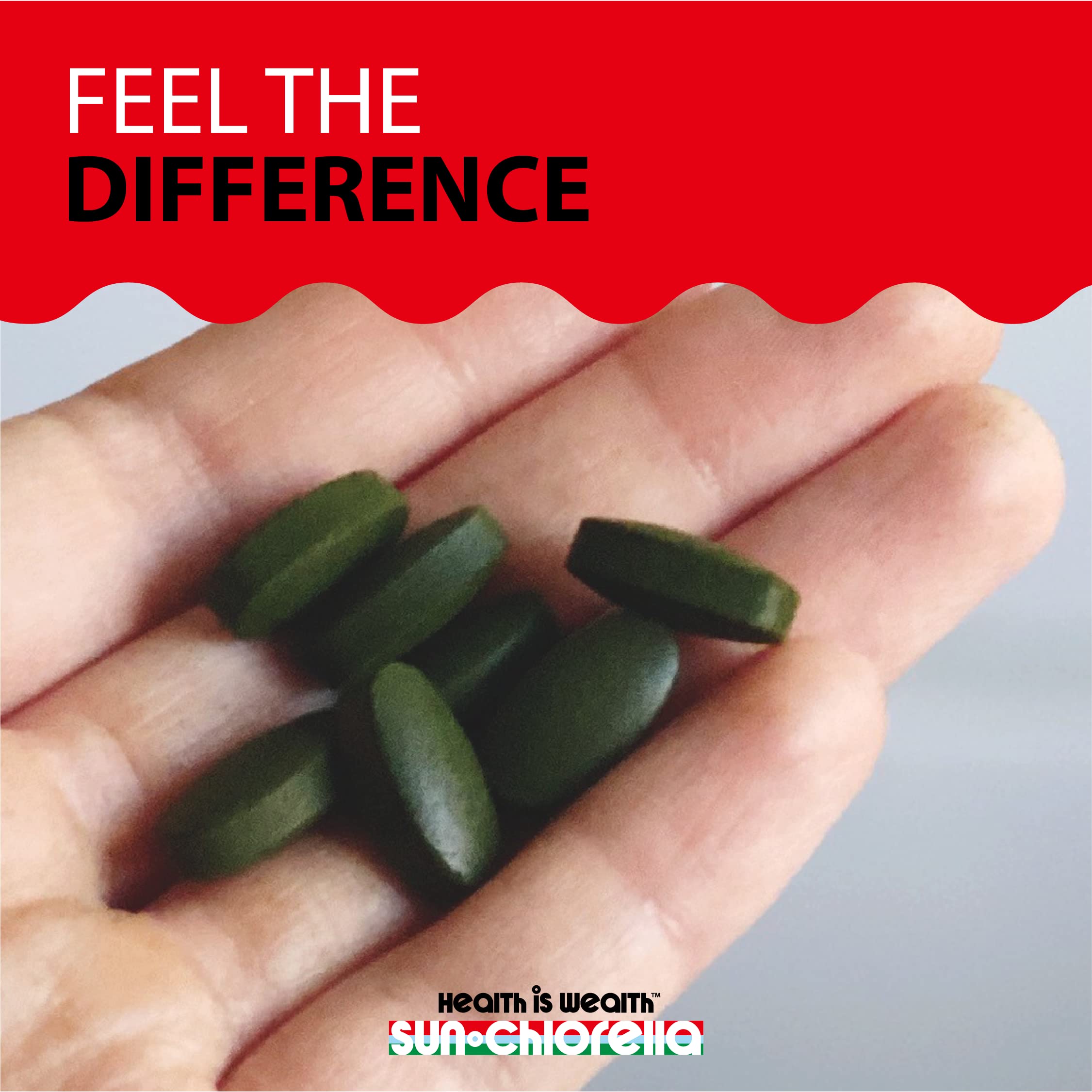 Sun Chlorella proceso de pulverización de la pared celular y calidad