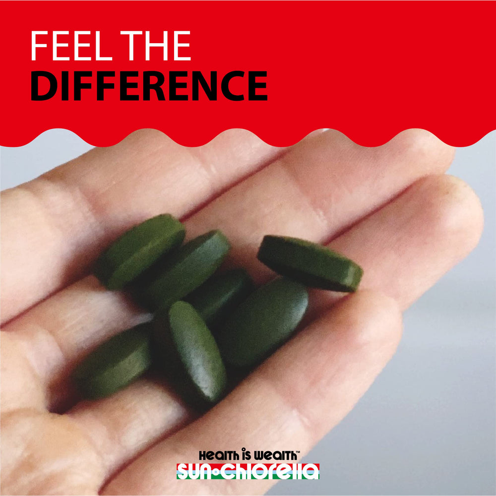 Sun Chlorella proceso de pulverización de la pared celular y calidad