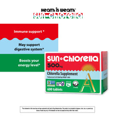 Sun Chlorella polvo finamente pulverizado conservando nutrientes