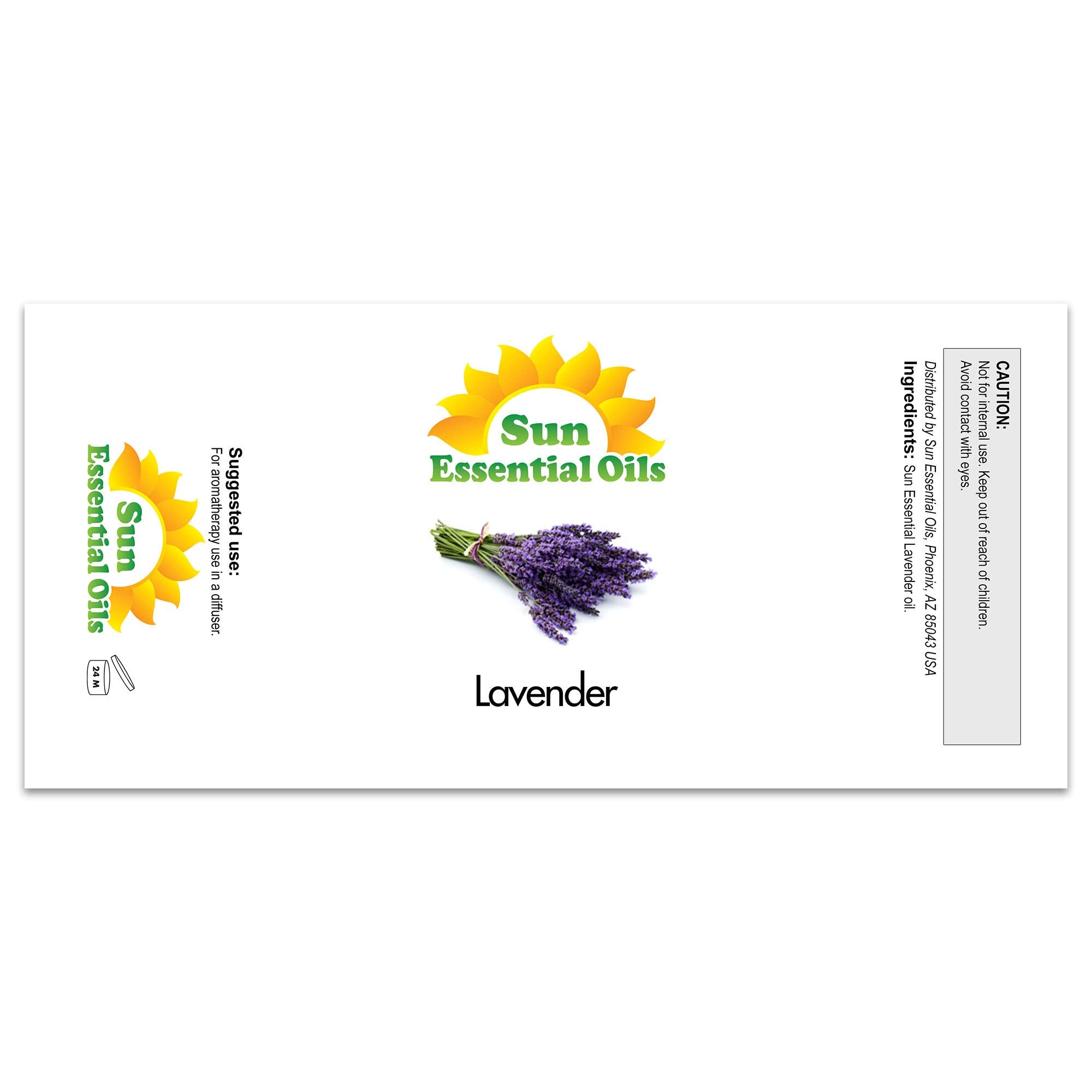 Sun Essential Oils cuentagotas en primer plano para dosificación precisa y uso sin derrames