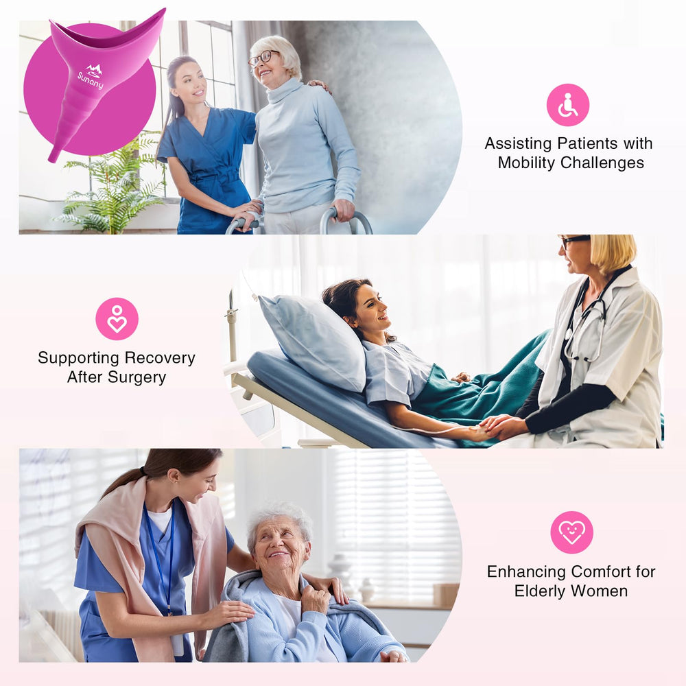Sunany en baño interior demostrando uso cómodo y respetuoso