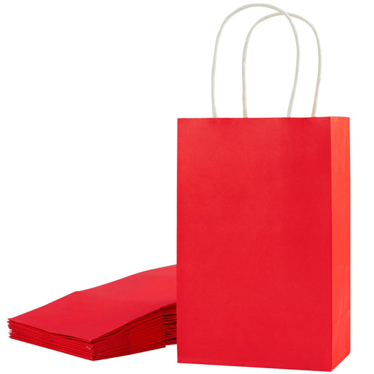 SUNCOLOR bolsa roja frontal mostrando acabado festivo y presentación