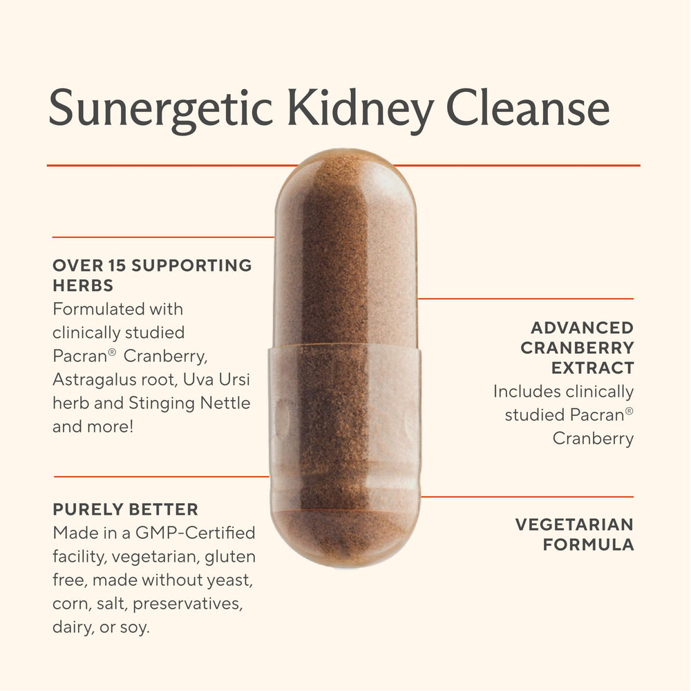 Sunergetic ortiga: hierba para respaldar la salud renal.