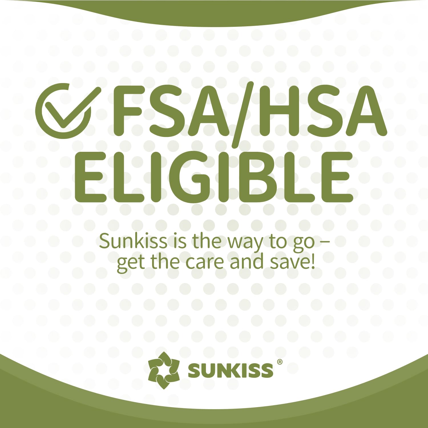 SUNKISS comparación de tamaño S/M para verificar escala y ajuste correcto
