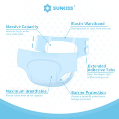 SUNKISS textura interior suave para mayor confort y protección de la piel