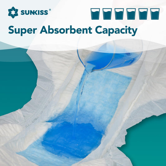 SUNKISS detalle del núcleo absorbente que maximiza retención nocturna