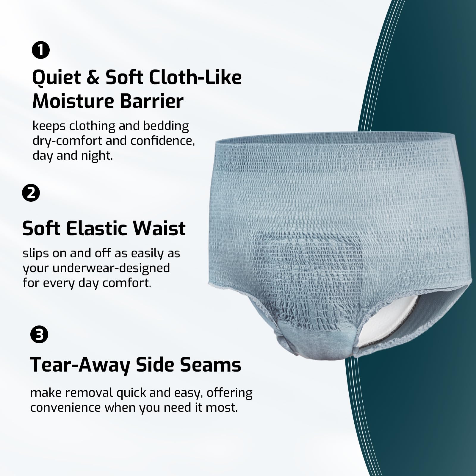 SUNKISS guardas laterales extendidas mostrando protección contra fugas