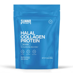 SUNNA SUPPLEMENTS frontal del envase mostrando producto puro y sin sabor