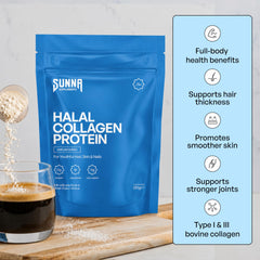 SUNNA SUPPLEMENTS textura del polvo fina para mejor disolución y mezcla