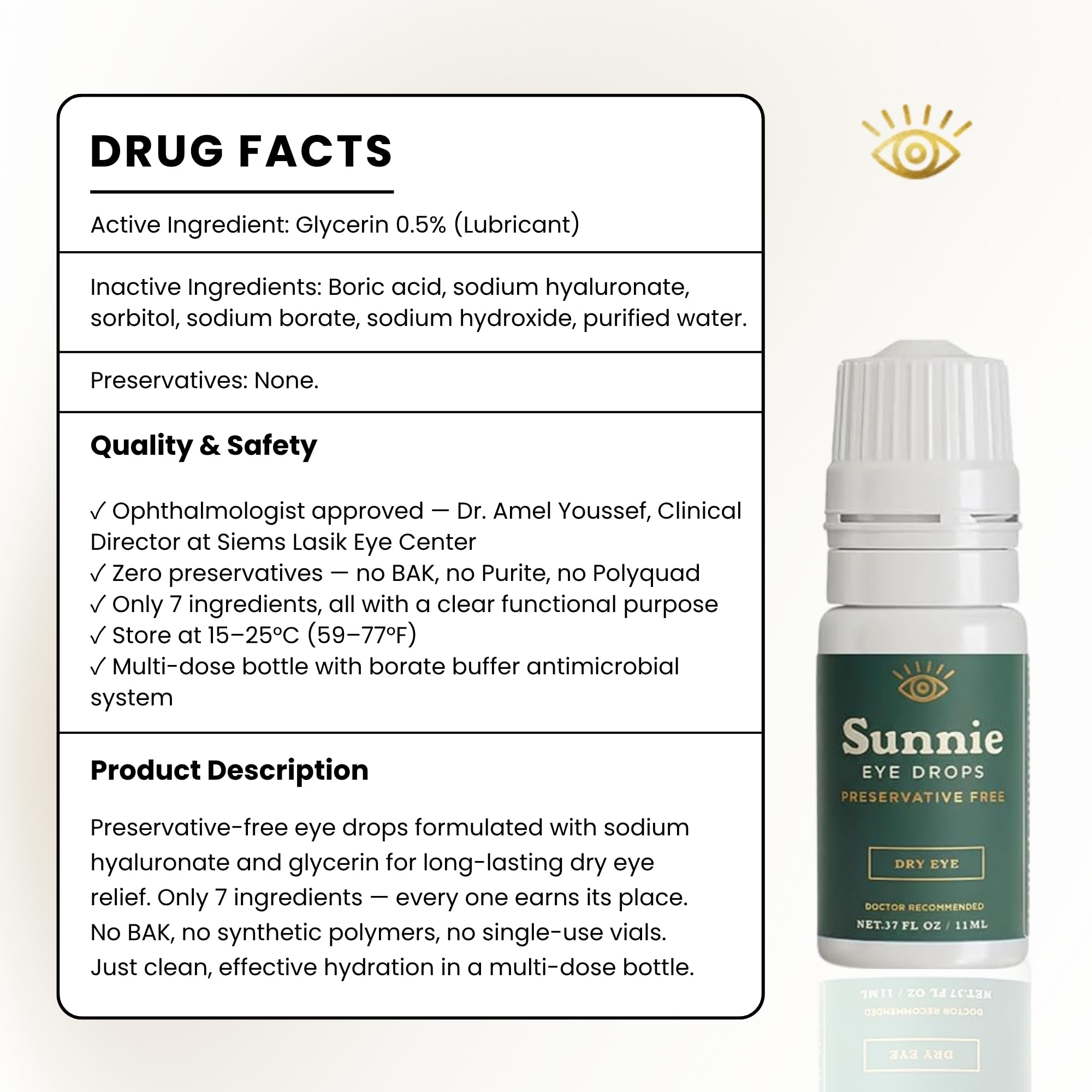Sunnie tapa y boquilla, cierre fácil que protege la higiene y seguridad
