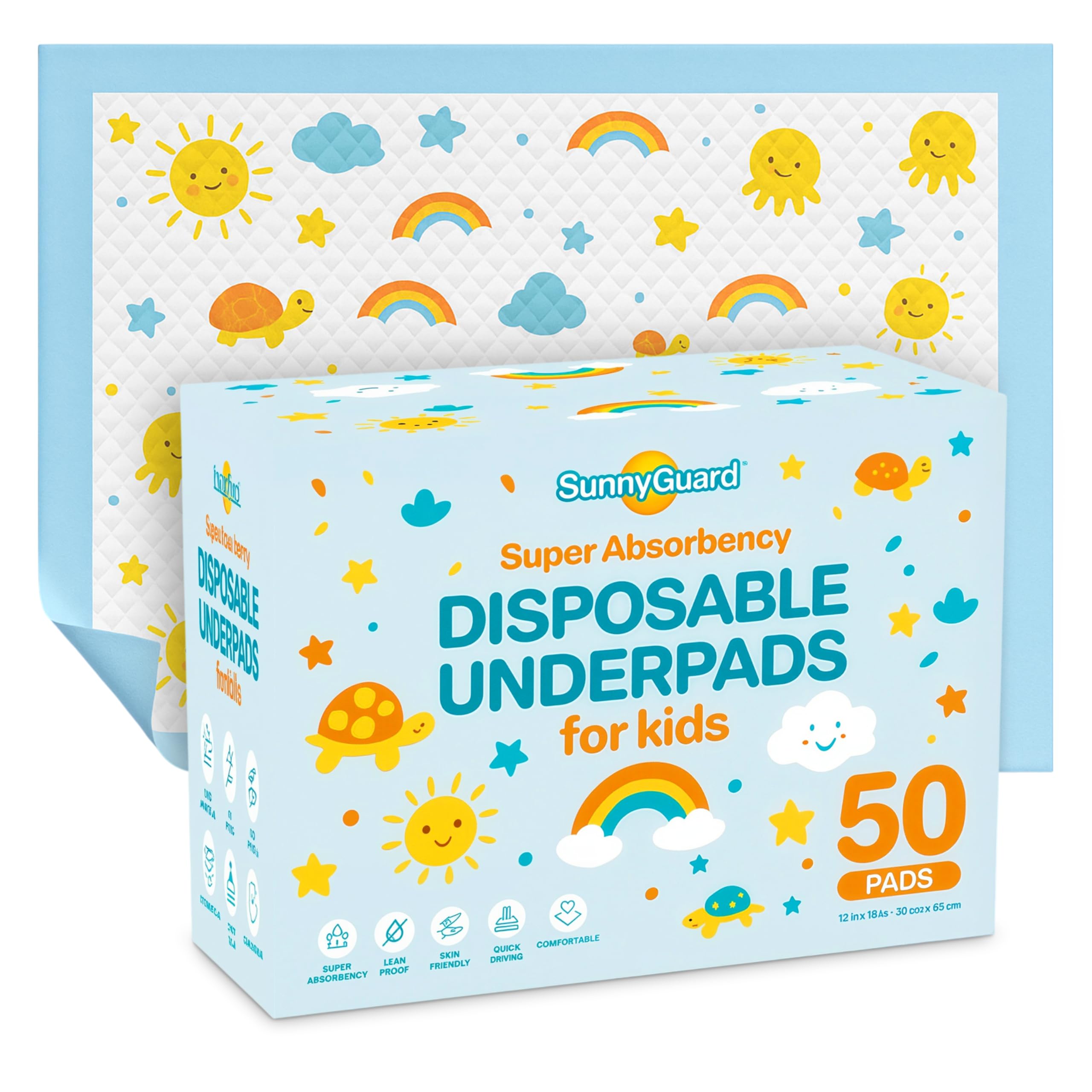 SunnyGuard empaque frontal pack 50, protección y comodidad