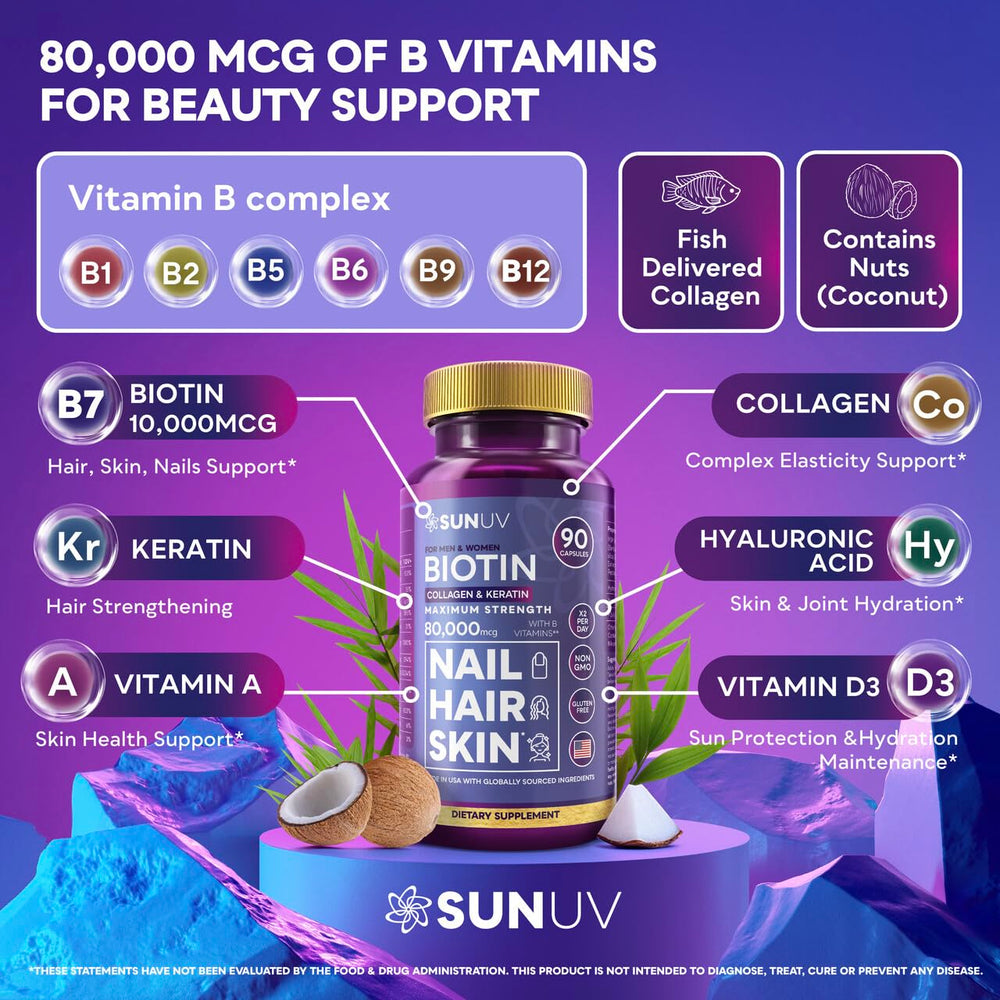 SUNUV etiqueta nutricional detallada con ingredientes visibles