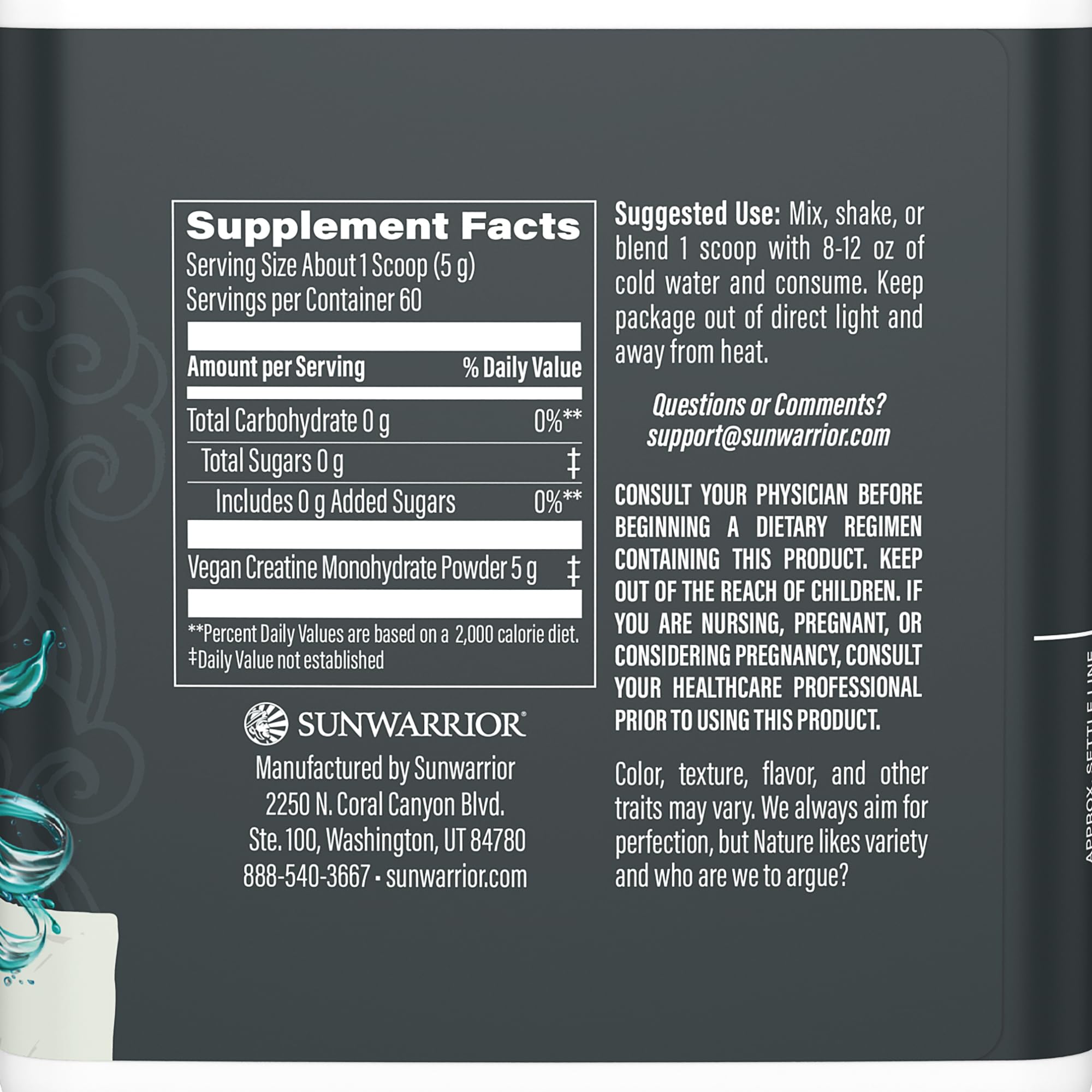 Sunwarrior polvo micronizado, textura fina para mejor disolución