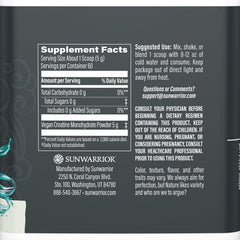 Sunwarrior polvo micronizado, textura fina para mejor disolución