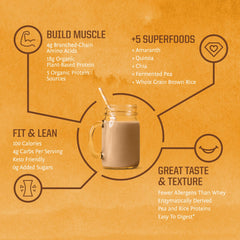 Sunwarrior etiqueta ingredientes orgánicos y beneficios claros