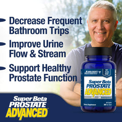SUPER BETA PROSTATE primer plano de cápsula describe textura y pureza