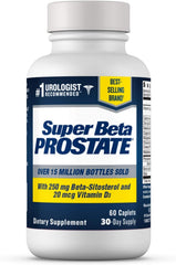 Super Beta Prostate envase frontal mostrando diseño y cantidad 60 cápsulas para identificación rápida