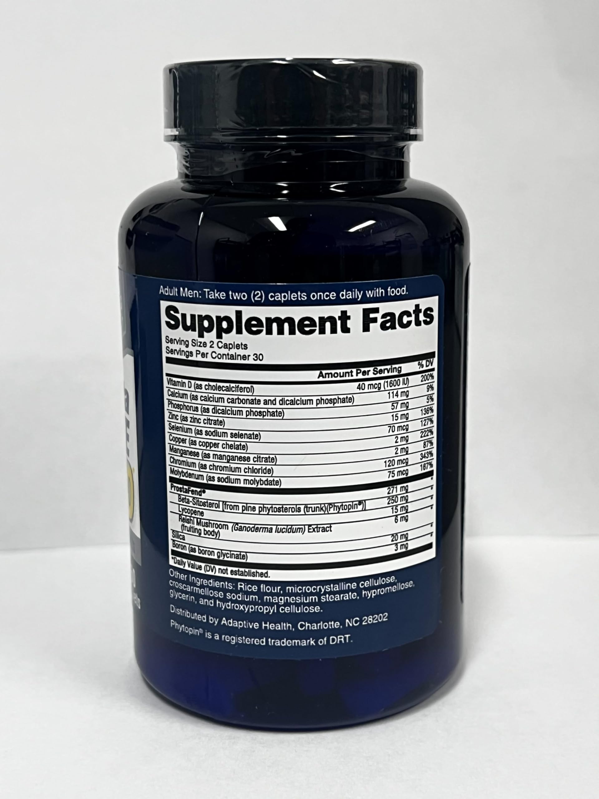 SUPER BETA PROSTATE primeros planos de licopeno y reishi como ingredientes