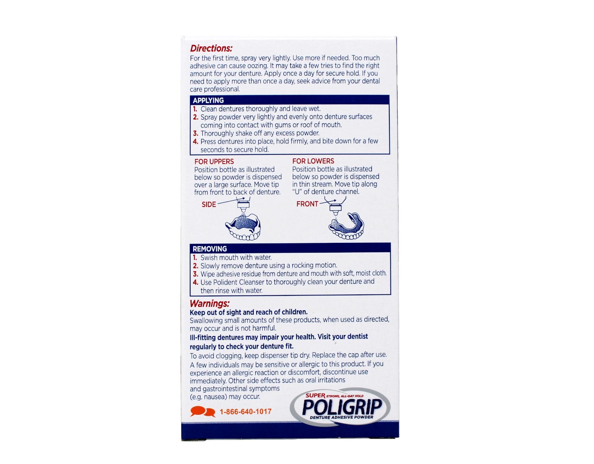McKesson Super Poligrip en neceser portátil ideal para retoques durante el día