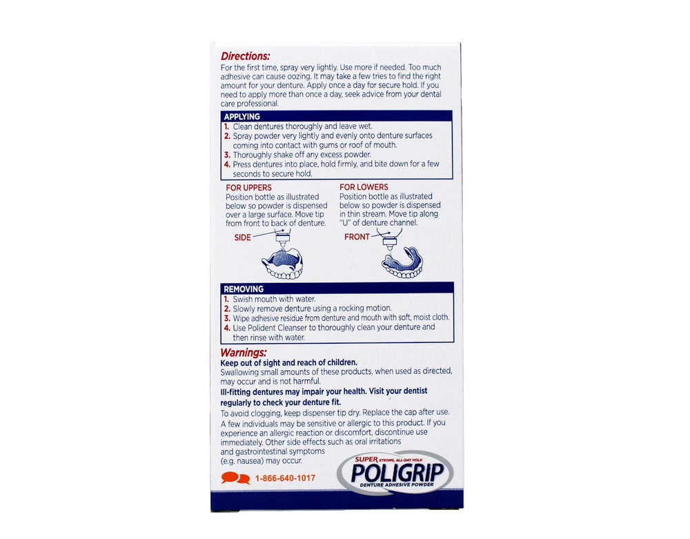 McKesson Super Poligrip en neceser portátil ideal para retoques durante el día