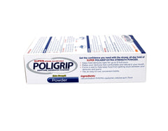 McKesson Super Poligrip etiqueta con ingredientes destacando fórmula sin zinc
