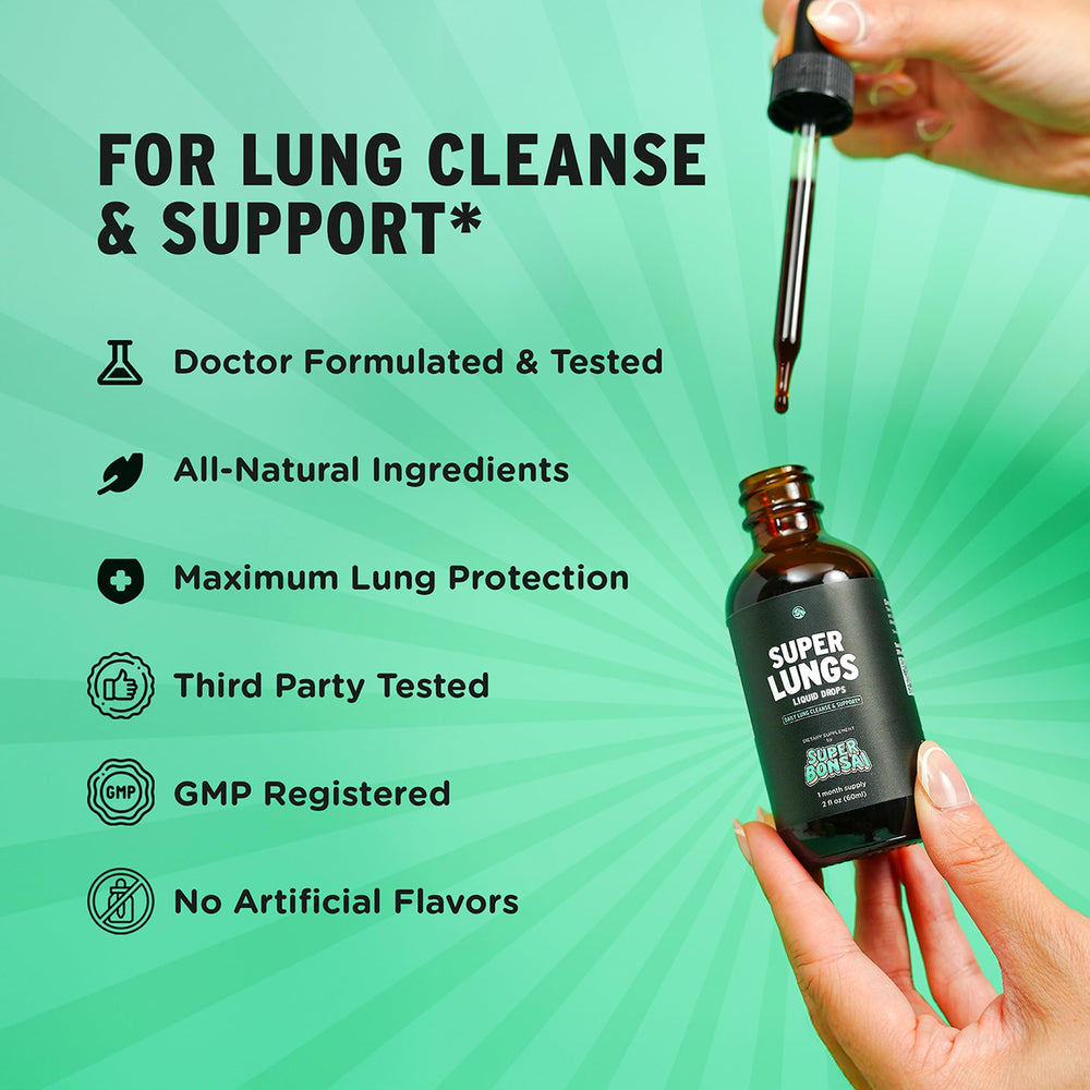 SuperBonsai ambos frascos juntos indicando las 30 dosis por botella