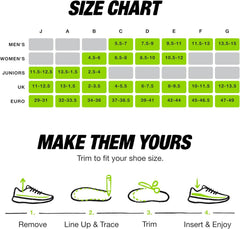 Superfeet plantilla insertada en zapatilla de running mostrando ajuste
