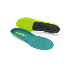 Superfeet Sport Ultralight vista frontal del empaque mostrando diseño y talla para rendimiento