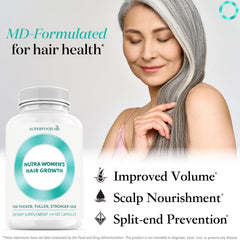 Detalle de cápsulas Superfood MD y textura, muestra calidad y composición fácil de tragar