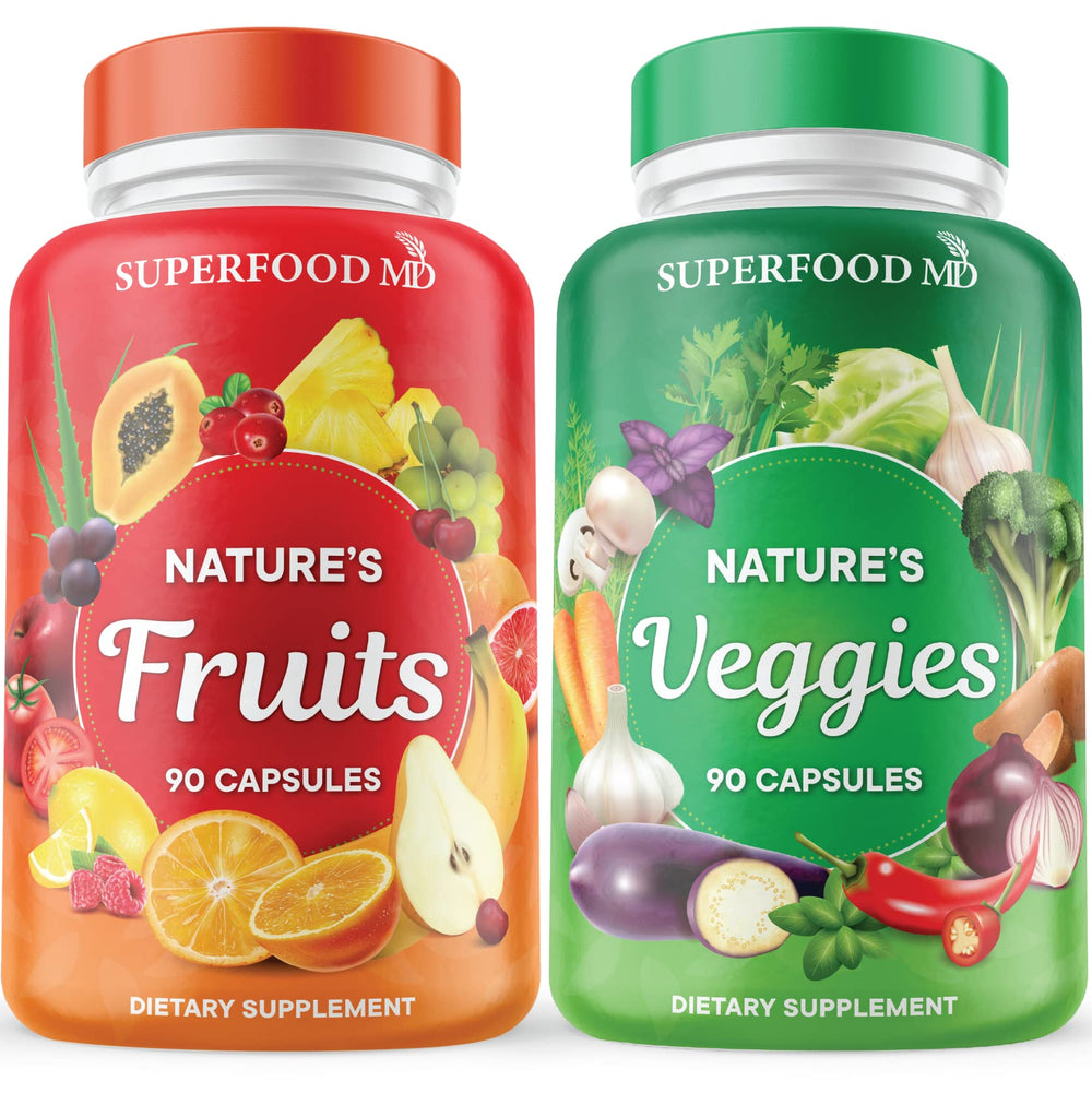Superfood MD frontal del envase mostrando la marca y beneficio vegetal