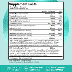 Mano sosteniendo una cápsula Superfood MD para uso diario, facilita la toma diaria