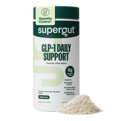 Supergut frente del empaque mostrando diseño y beneficios para la salud intestinal