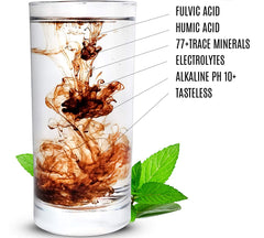 SUPERIOR FULVIC HUMIC X935 gota sobre agua mostrando color y pureza