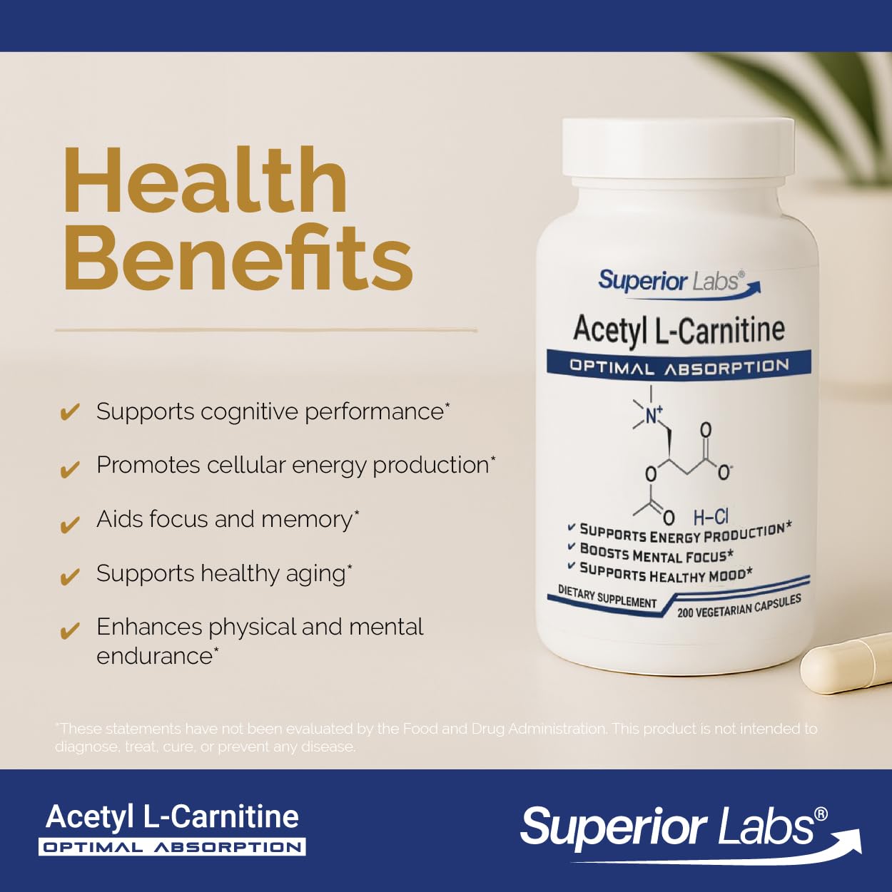 Superior Labs detalle de etiqueta con concentración de 500 mg y ingredientes puros