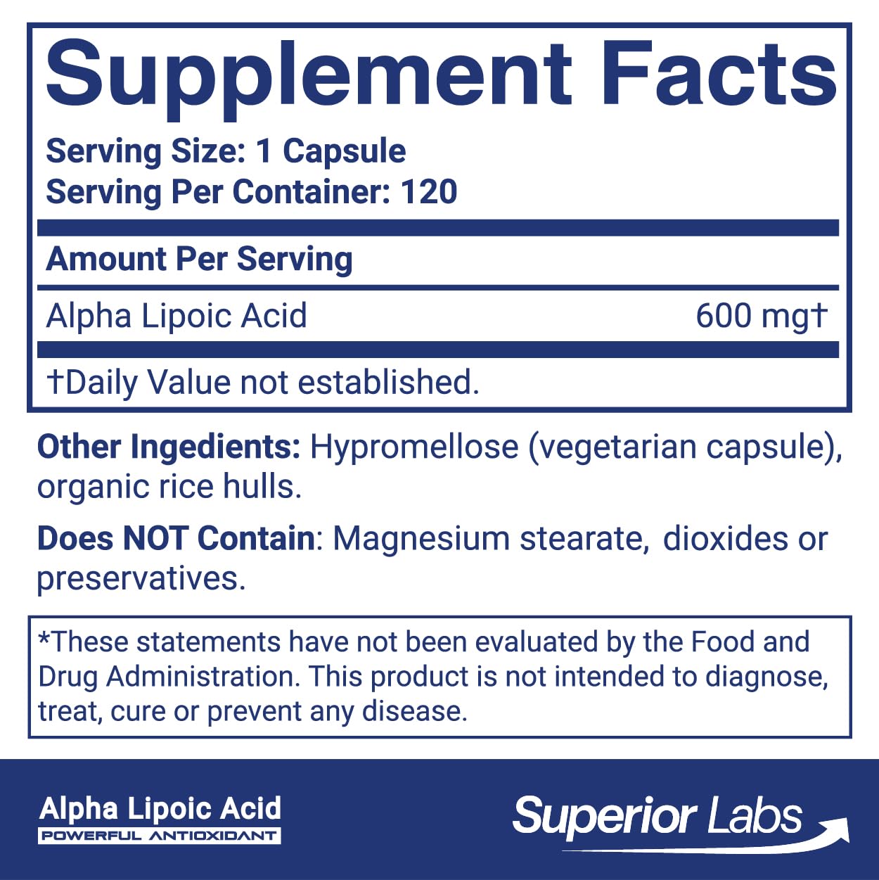 Superior Labs primer plano de cápsula vegetal que evidencia pureza
