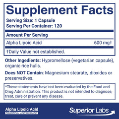 Superior Labs primer plano de cápsula vegetal que evidencia pureza