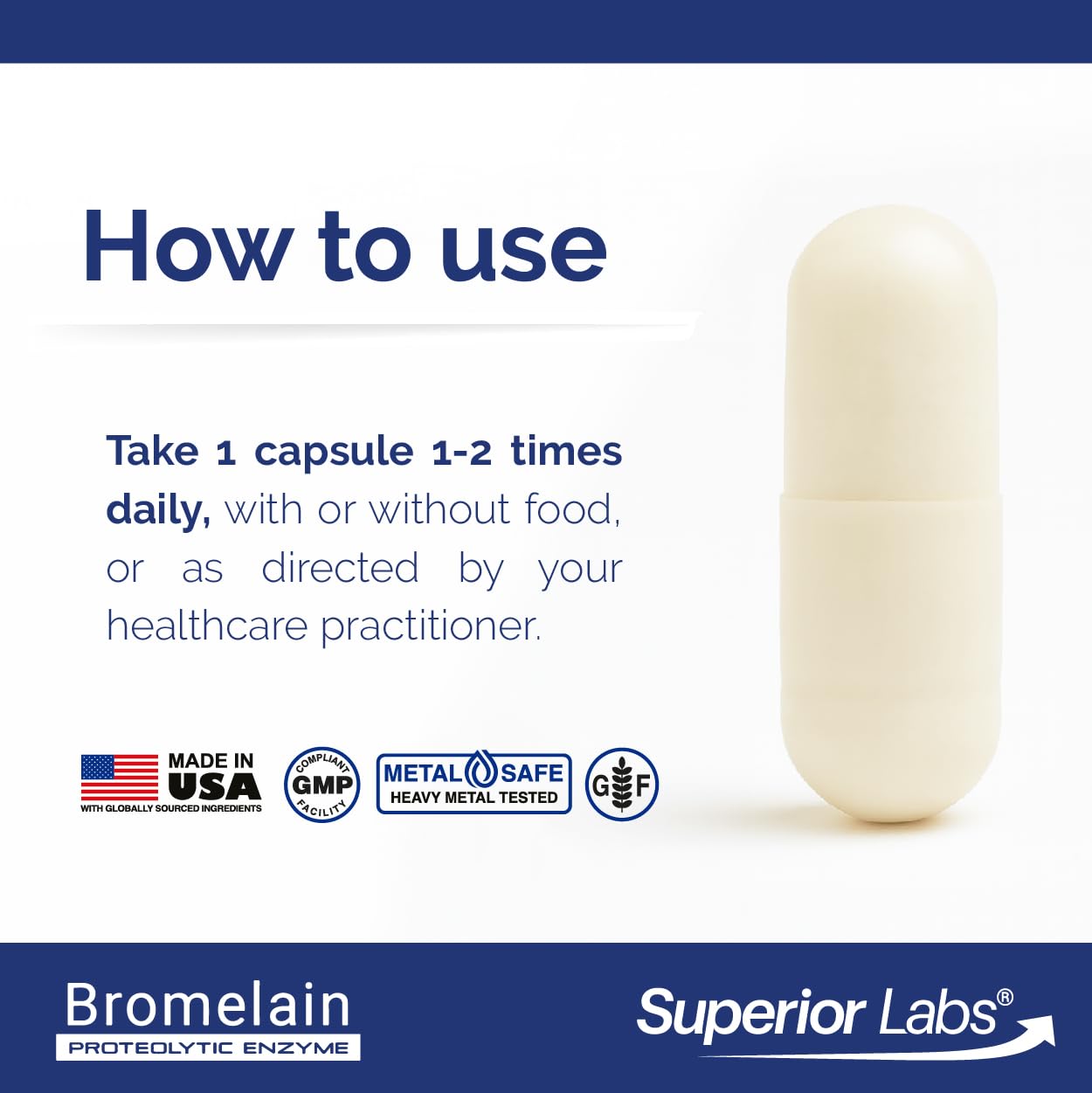 Superior Labs primer plano de una cápsula vegetal y su textura